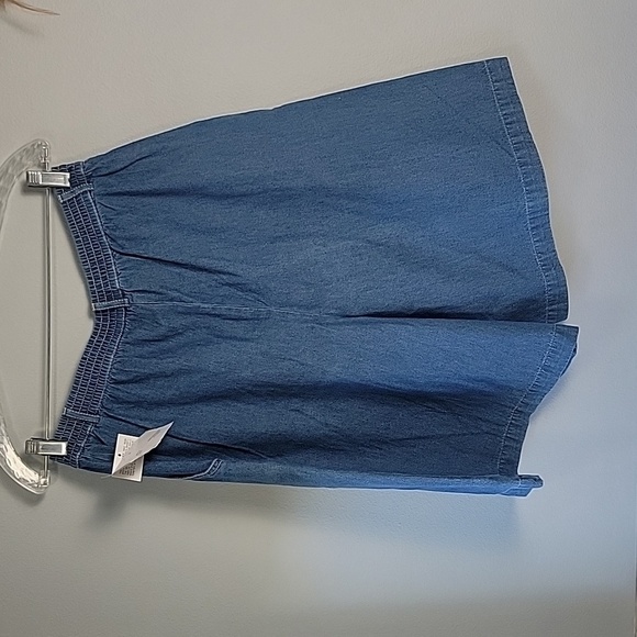 NWT vintage high rise gaucho denim short - Picture 5 of 6